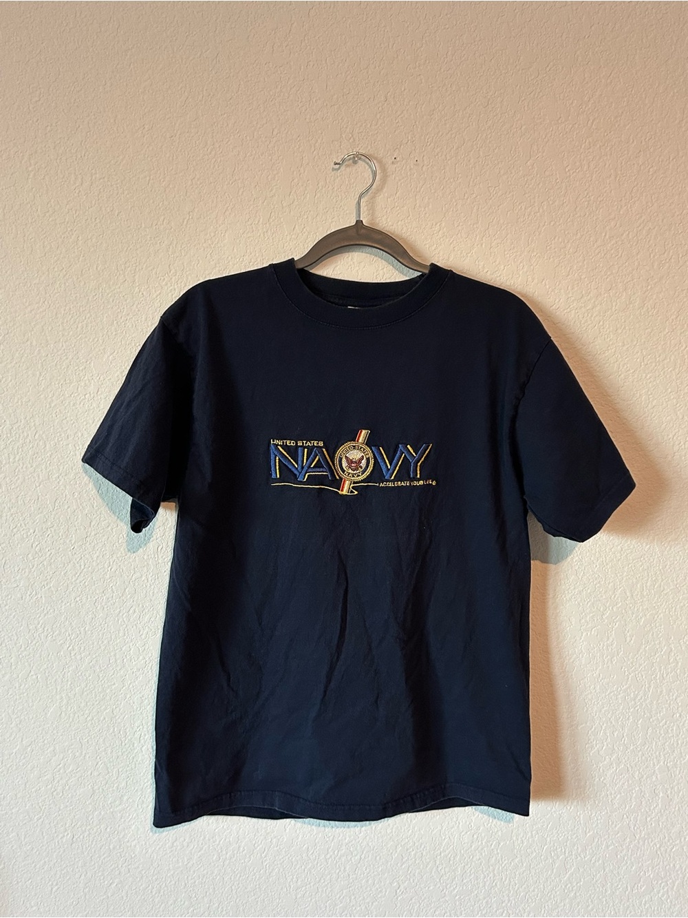 Vintage U.S. Navy "Accelerate Your Life" Graphic Tee